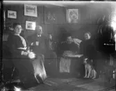 Bostadsinteriör Umgänge Spelman Fiol Musiker Fanjunkare