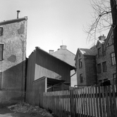 Rivningshus på gården Västra gatan 7-9, 1971