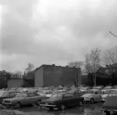 Parkeringsplats vid Fredsgatan, 1970-tal
