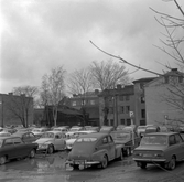 Parkeringsplats vid Fredsgatan, 1970-tal