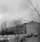 Parkeringsplats vid Alnängsgatan - Fredsgatan, 1971