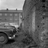 Parkeringsplats på Fredsgatan 31, 33, 1971