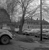 Parkeringsplats på Fredsgatan, 1971