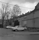 Parkering för förhyrda plaster på Fredsgatan 31, 1971