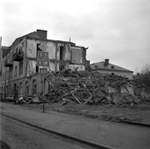 Rivningshus på Trädgårdsgatan 23-25, 1971