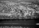 Flygfoto över Leksand.