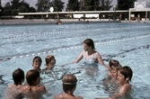 Samling för simskola i Gustavsvik, 1980-tal