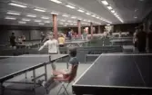 Bordtennisturnering i idrottshuset, 1970-tal