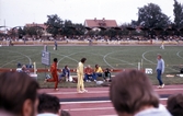 Inför löptävling, 1970-tal