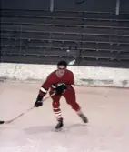 Ishockeyträning på vinterstadion, 1969