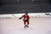 Ishockeyträning på Vinterstadion, 1969