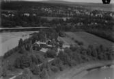 Flygfoto över Leksand.