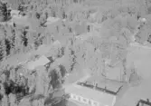 Flygfoto över Korsån, Sundborn.