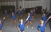 Gymnaster i AGF i idrottshuset, 1980-tal