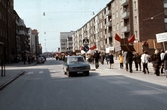 Demonstration på Järnvägsgatan, 1967 efter