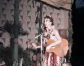 Uppträdande på föreningsgård, 1970-tal