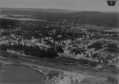 Flygfoto över Ludvika.