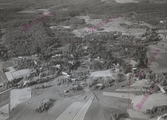 Flygfoto över Linghed, Falu kommun, år 1950.