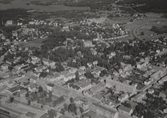 Flygfoto över Ludvika år 1950.