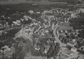 Flygfoto över Ludvika år 1950.