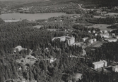 Flygfoto över Ludvika år 1950.