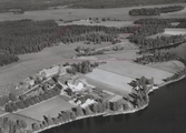 Flygfoto över Ludvika år 1950.
