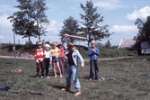 Barn spelar brännboll, 1970-tal