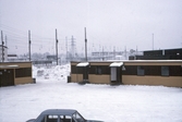Snö vid indrottsplatsen Trängen, 1982