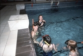 I bassängen i Eyrabadet, 1970-tal