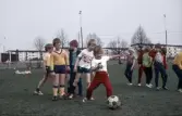 Fotbollsträning på Trängen, 1970-tal