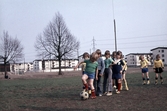 Fotbollsträning på Trängen, 1970-tal