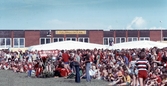 Besökare till O-Ringen orientering vid Tullängsskolan, 1979