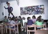 Ungdomar på föreningsgården i Varberga, 1970-tal