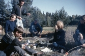 Korvgrillning i skogsbrynet, 1970-tal