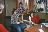 Mysstund i sköna fåtöljer på fritidsgården, 1970-tal