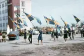 Flaggparad på barnens dag, 1950-tal