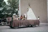 Tipi och indianer på barnens dag, före 1970