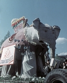 SJ fraktar allt - med elefant i Barnens dag-tåget, 1950-tal