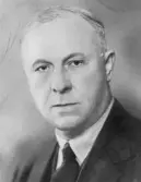 Porträtt på Chefredaktör på Örebro-kuriren Harald Åkerberg