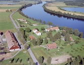 Flygfoto över Älvgården, Hedemora.