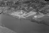 Flygfoto över Malung, år 1947-1949.
