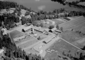 Flygfoto över Vassbo Lantmannaskola, Falun.