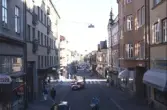 Nygatan mot öster från Drottninggatan, 1987