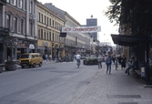 Drottninggatan mot söder från Stortorget, 1987