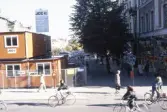 Byggbaracker på Stortorget, 1987