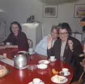 Födelsedagsfika på Stadsbiblioteket, 1966