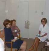 Samtal i sjukhusbiblioteket, augusti 1968