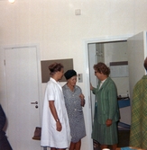 Pratstund i sjukhusbiblioteket, augusti 1968