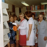 Samling på sjukhusbiblioteket, 1970
