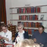 Personalens julfest på sjukhusbiblioteket, 1970